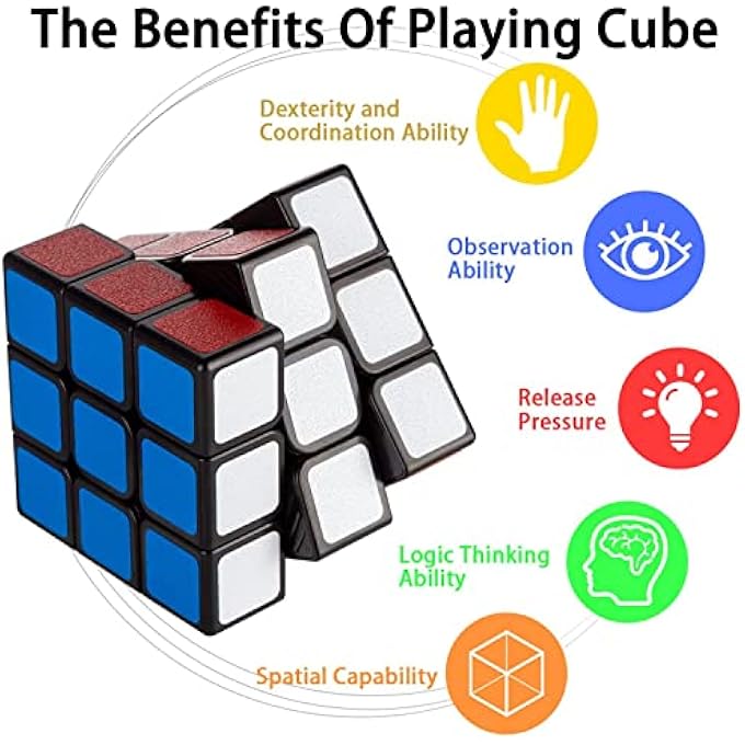 MAGIC COMBINATION 3D PUZZLE GEAR CUBE, 3X3 MATCH-SPECIFIC SPEED RUBIKS GEAR CUBE STICKERLESS TWISTY PUZZLE (4X4) - Image 3